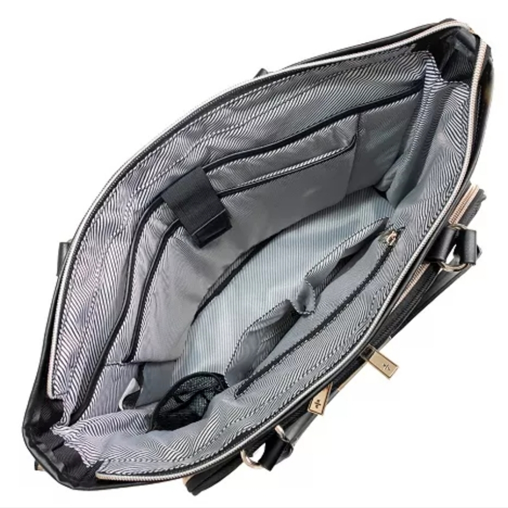 Kenneth Cole Chelsea Softside Chevron Expandable 2pc 20" Carry-On Luggage Set - Picture 5 of 14